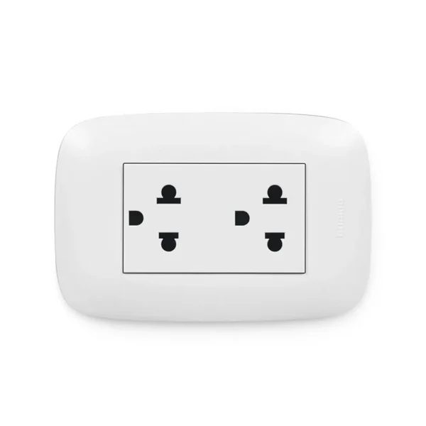 Tomacorriente Universal Doble + L/T Sencia Bticino