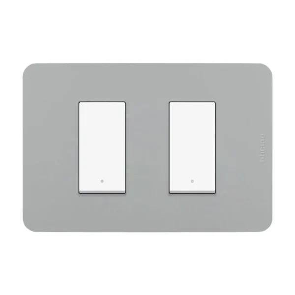 Interruptor Doble Gris Matix Go Bticino