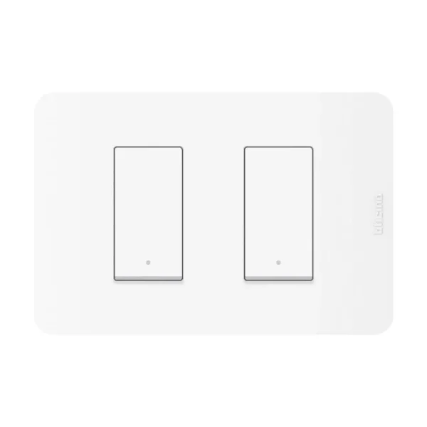 Interruptor Doble Blanco Matix Go Bticino
