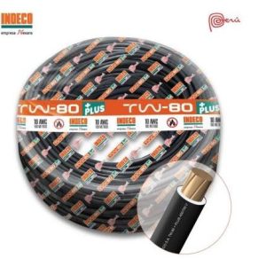CABLE 10 TW80 + PLUS AWG 100MT INDECO