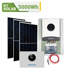 Kit solar de 3000Wh por dia